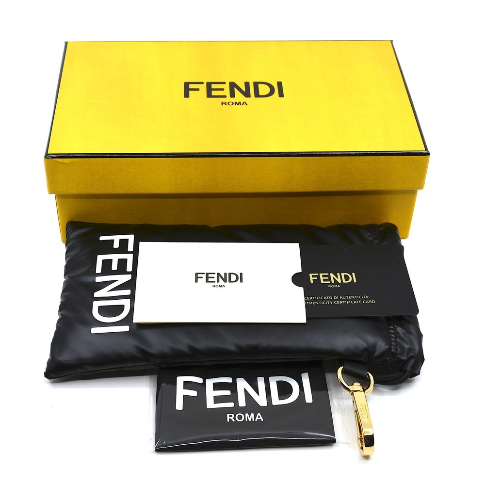 NEW FENDI FE40042U 52N DARK HAVANA/GOLD GREEN AUTHENTIC SUNGLASSES - Picture 14 of 14